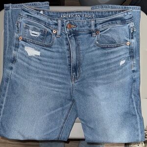 American Eagle Distressed Blue Jeans